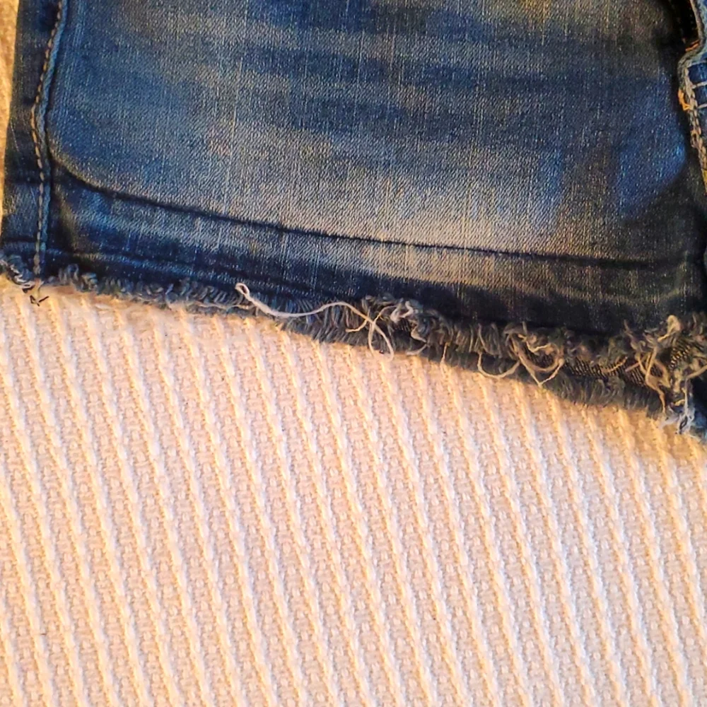 Paris Blues Blue Denim Women's Jean Shorts - Picture 6 of 7